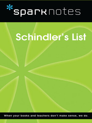 cover image of Schindler's List (SparkNotes Film Guide)